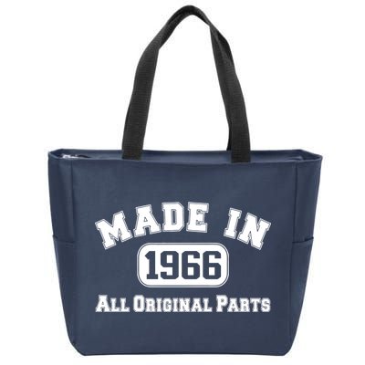 Made In 1966 All Original Parts Zip Tote Bag