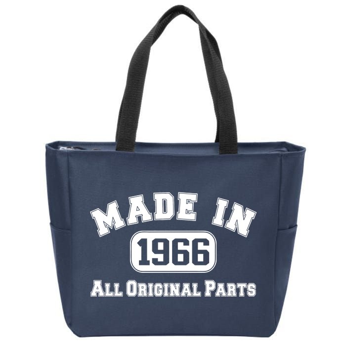 Made In 1966 All Original Parts Zip Tote Bag