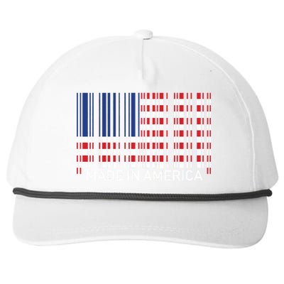 Made In America Snapback Five-Panel Rope Hat