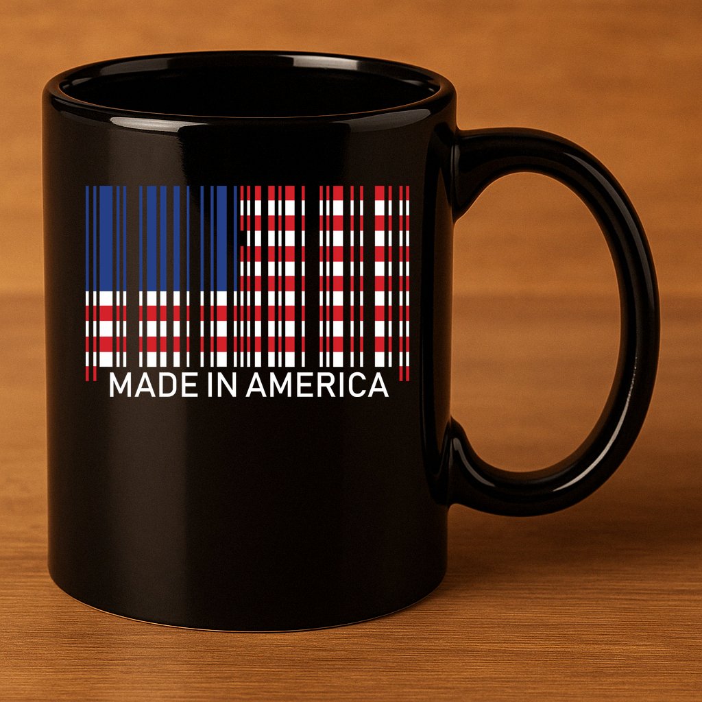 Made In America 11oz C Handle Ceramic Mug