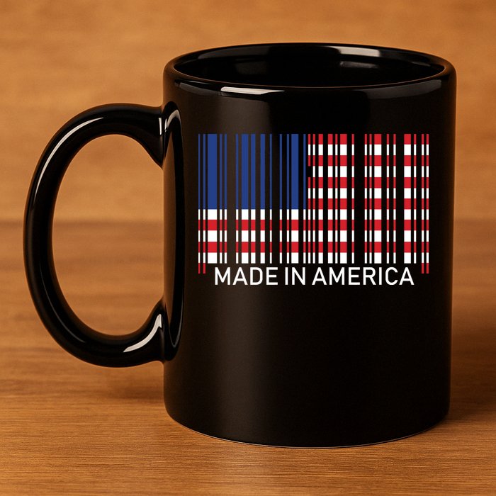 Made In America 11oz C Handle Ceramic Mug