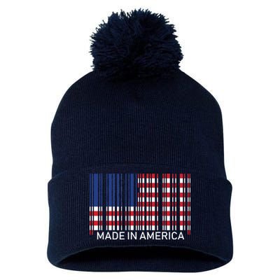 Made In America Pom Pom 12in Knit Beanie