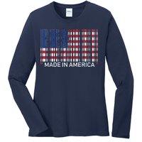 Made In America Ladies Long Sleeve Shirt