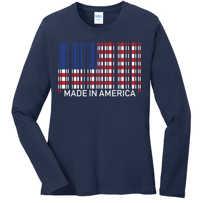 Made In America Ladies Long Sleeve Shirt