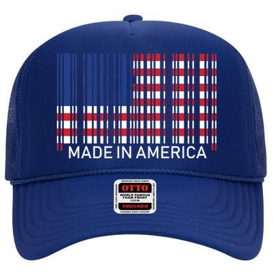 Made In America High Crown Mesh Back Trucker Hat