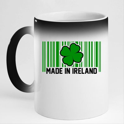 Made In Ireland 11oz Black Color Changing Mug