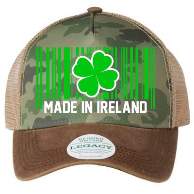 Made In Ireland -Irish Distressed Logo Legacy Tie Dye Trucker Hat