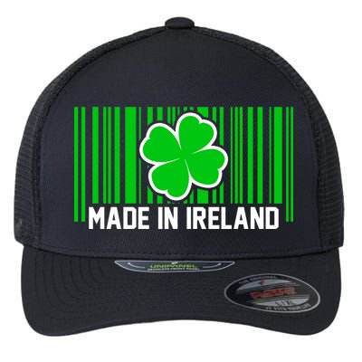 Made In Ireland -Irish Distressed Logo Flexfit Unipanel Trucker Cap