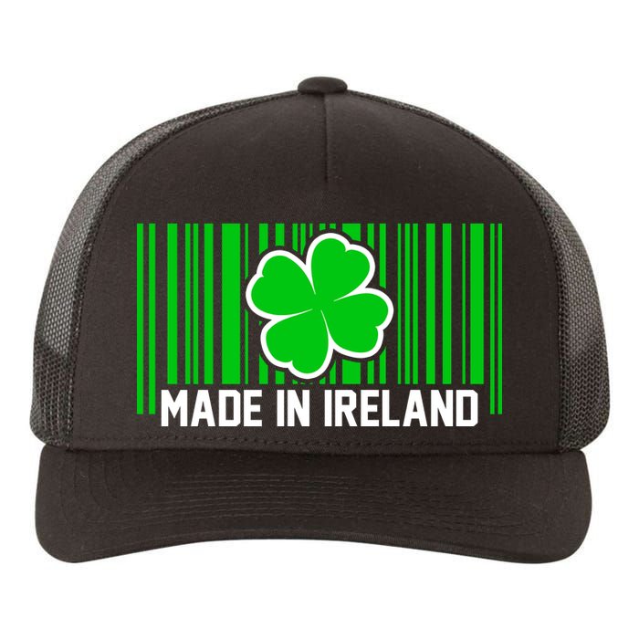 Made In Ireland -Irish Distressed Logo Yupoong Adult 5-Panel Trucker Hat