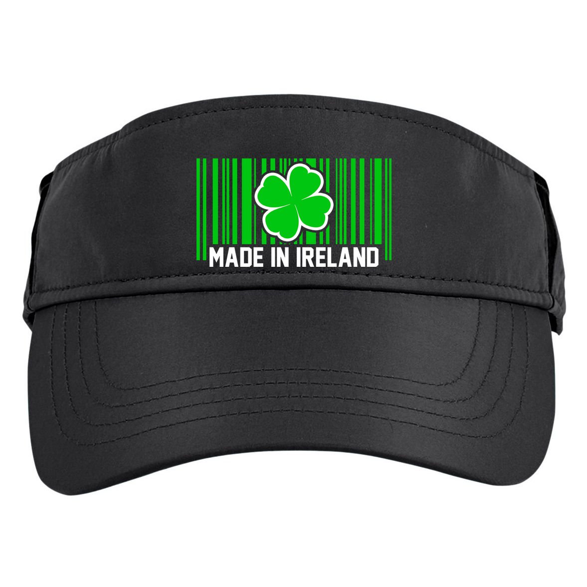 Made In Ireland -Irish Distressed Logo Adult Drive Performance Visor
