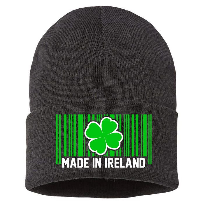 Made In Ireland -Irish Distressed Logo Sustainable Knit Beanie