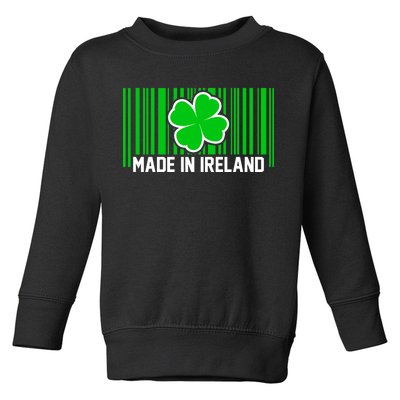 Made In Ireland -Irish Distressed Logo Toddler Sweatshirt