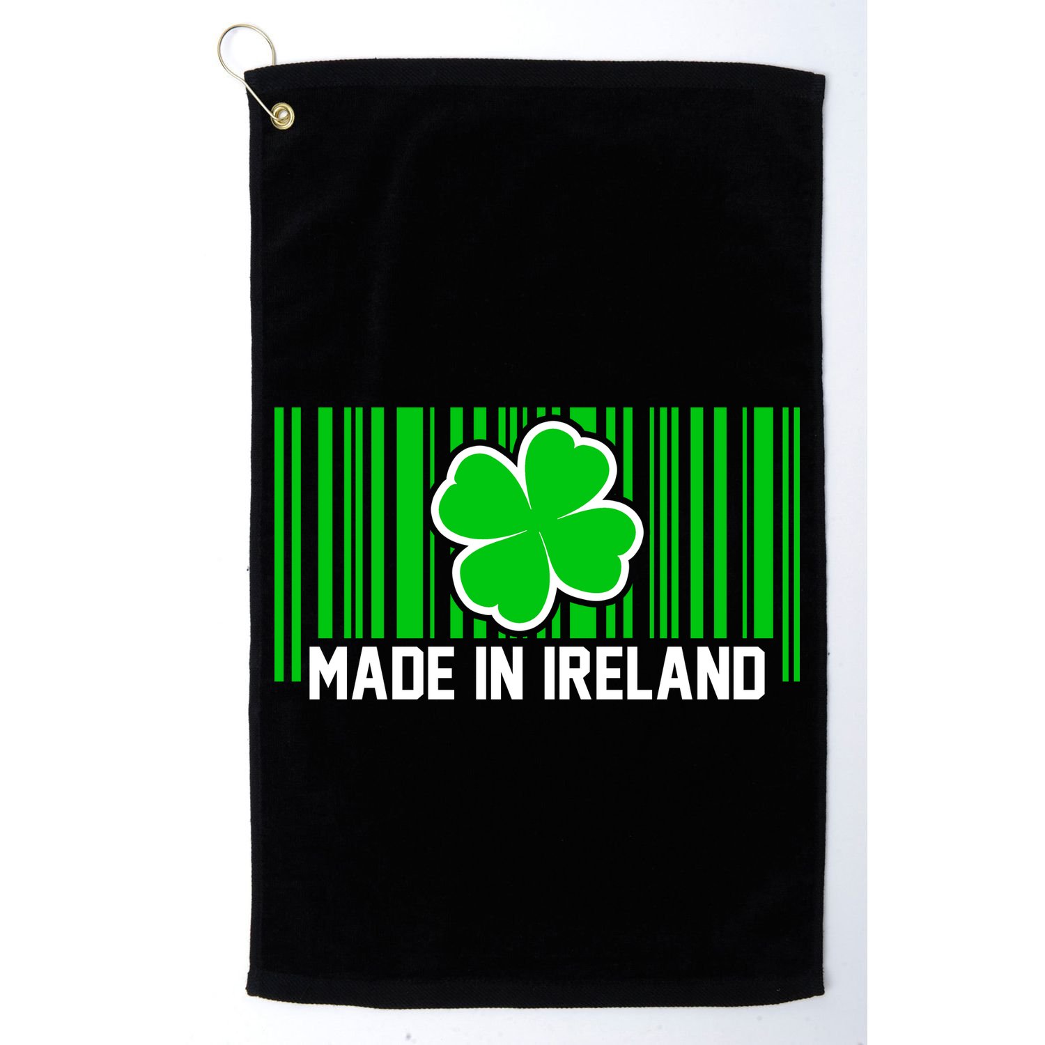 Made In Ireland -Irish Distressed Logo Golf Towel