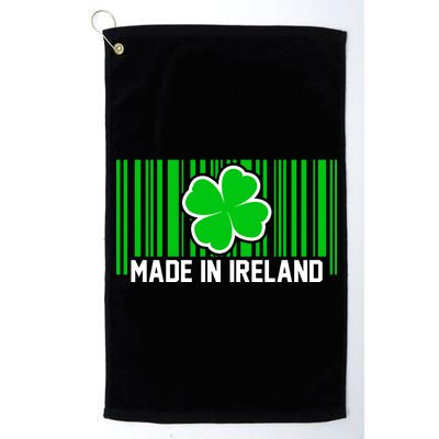 Made In Ireland -Irish Distressed Logo Platinum Collection Golf Towel