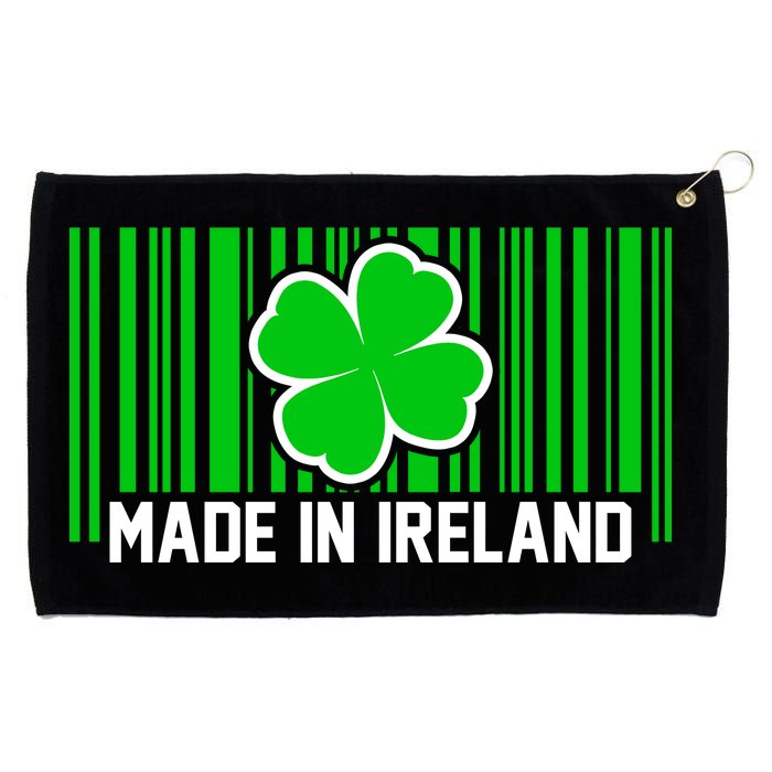 Made In Ireland -Irish Distressed Logo Grommeted Golf Towel