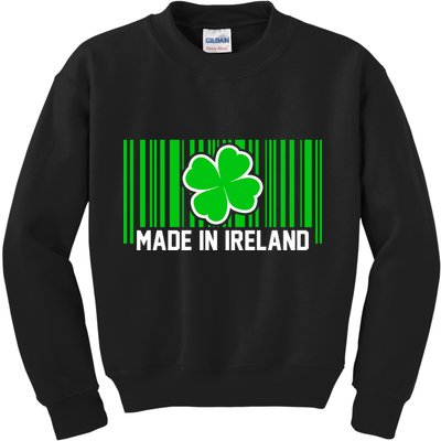 Made In Ireland -Irish Distressed Logo Kids Sweatshirt