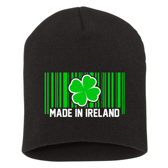 Made In Ireland -Irish Distressed Logo Short Acrylic Beanie