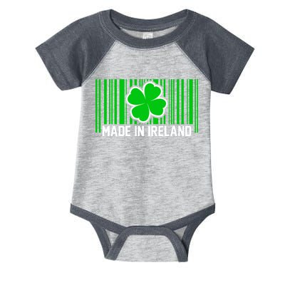 Made In Ireland -Irish Distressed Logo Infant Baby Jersey Bodysuit