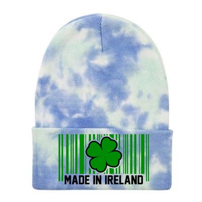 Made In Ireland -Irish Distressed Logo Tie Dye 12in Knit Beanie