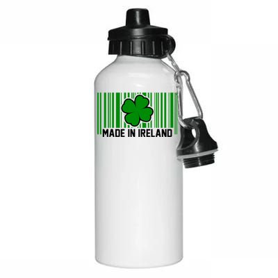 Made In Ireland -Irish Distressed Logo Aluminum Water Bottle