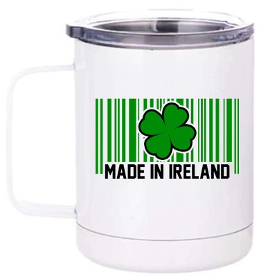 Made In Ireland -Irish Distressed Logo 12 oz Stainless Steel Tumbler Cup