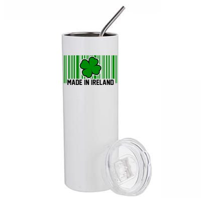 Made In Ireland -Irish Distressed Logo Stainless Steel Tumbler