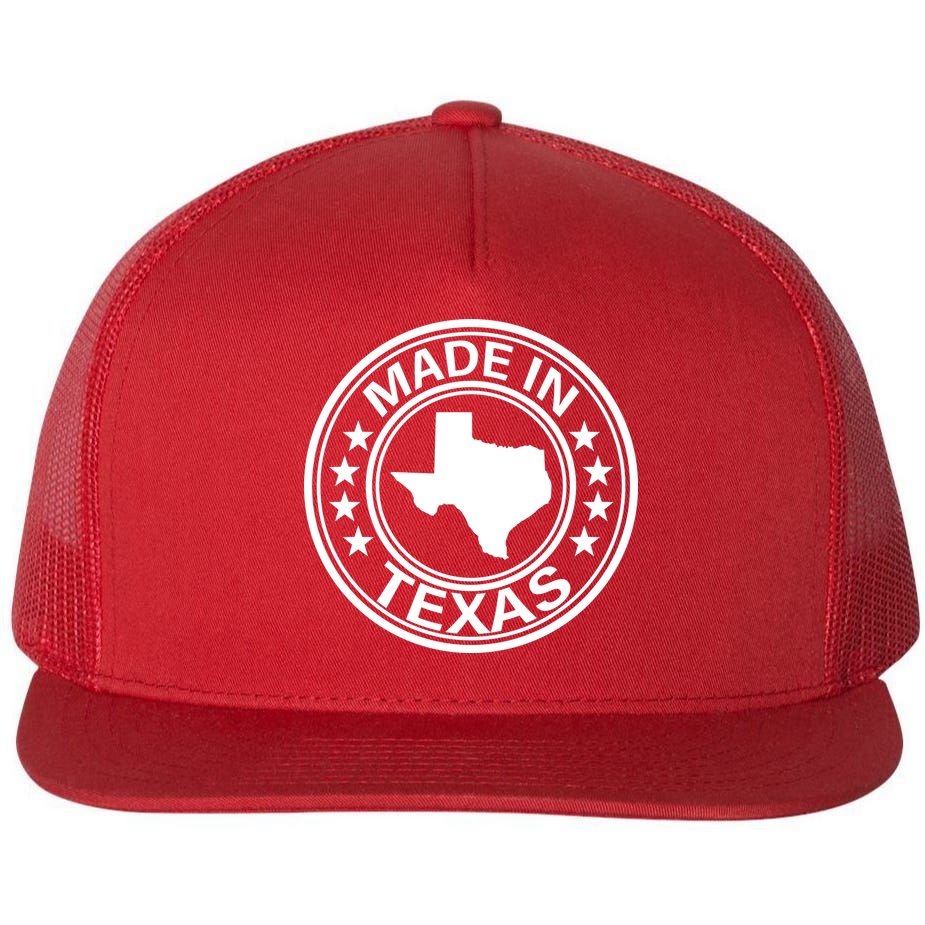 Made In Texas Flat Bill Trucker Hat