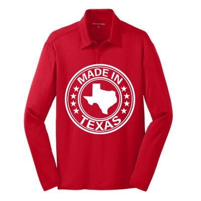 Made In Texas Silk Touch Performance Long Sleeve Polo