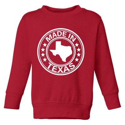 Made In Texas Toddler Sweatshirt