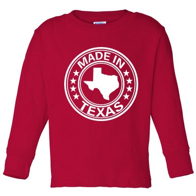 Made In Texas Toddler Long Sleeve Shirt