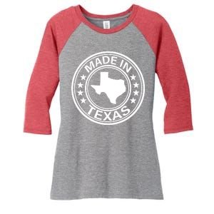 Made In Texas Women's Tri-Blend 3/4-Sleeve Raglan Shirt