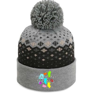 Made in The 80's The Baniff Cuffed Pom Beanie