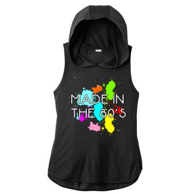 Made in The 80's Ladies PosiCharge Tri-Blend Wicking Draft Hoodie Tank