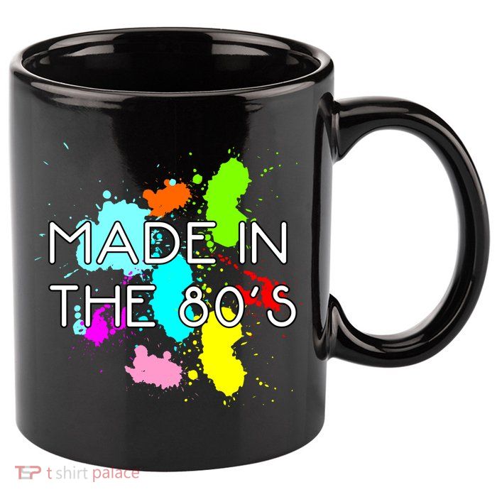 Made in The 80's 11oz C Handle Ceramic Mug