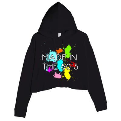 Made in The 80's Crop Fleece Hoodie