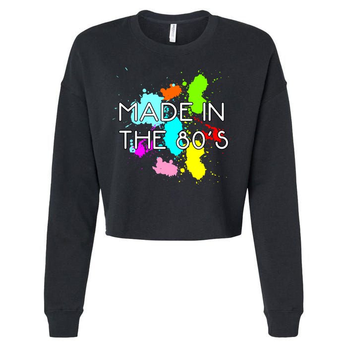 Made in The 80's Cropped Pullover Crew
