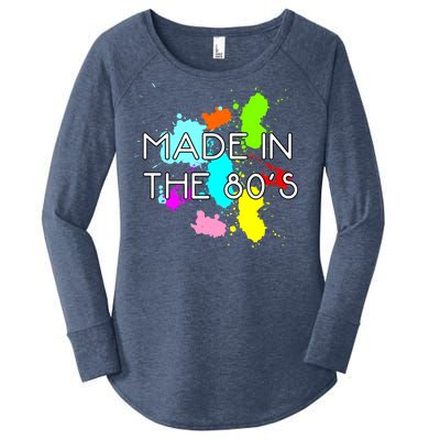 Made in The 80's Women's Perfect Tri Tunic Long Sleeve Shirt