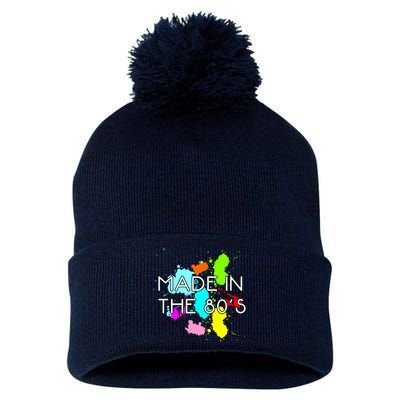 Made in The 80's Pom Pom 12in Knit Beanie