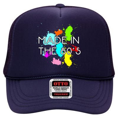 Made in The 80's High Crown Mesh Back Trucker Hat