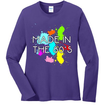 Made in The 80's Ladies Long Sleeve Shirt