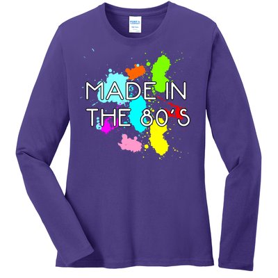 Made in The 80's Ladies Long Sleeve Shirt