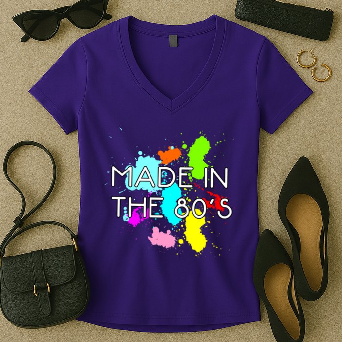 Made in The 80's Women's V-Neck T-Shirt
