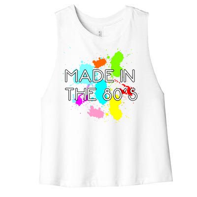 Made in The 80's Women's Racerback Cropped Tank