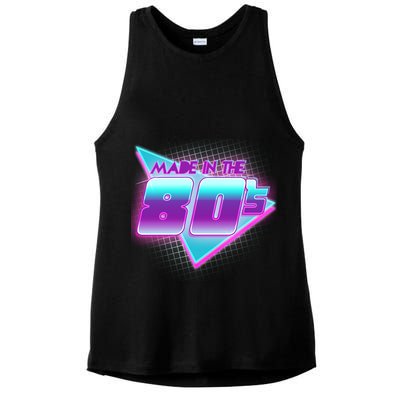 Made In The 80's Cool Retro 1980s Ladies PosiCharge Tri-Blend Wicking Tank