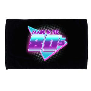 Made In The 80's Cool Retro 1980s Microfiber Hand Towel