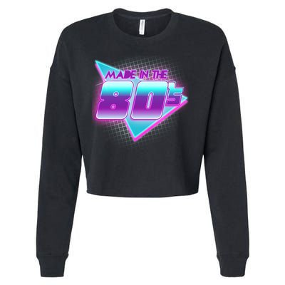 Made In The 80's Cool Retro 1980s Cropped Pullover Crew