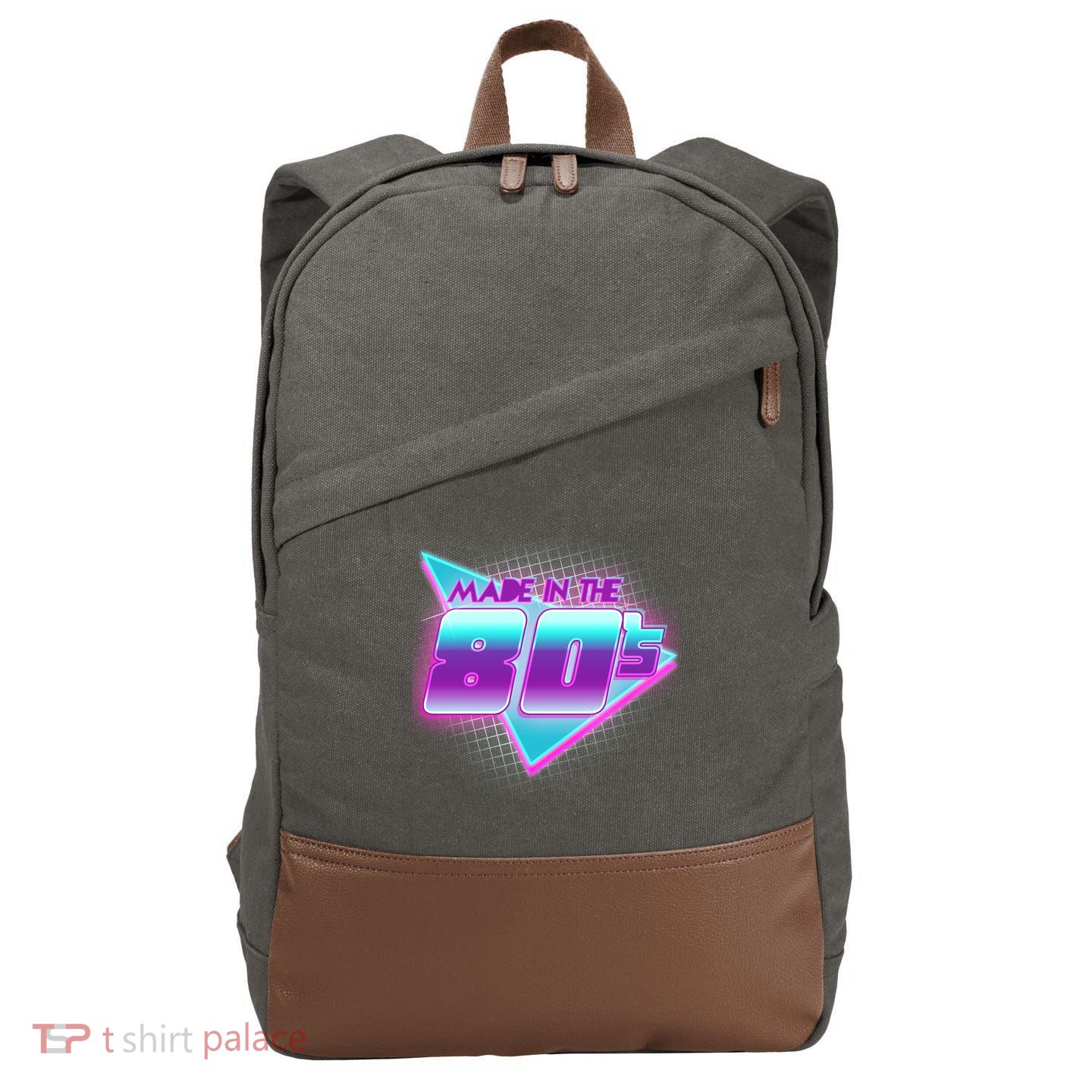 Made In The 80's Cool Retro 1980s Cotton Canvas Backpack