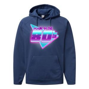 Made In The 80's Cool Retro 1980s Performance Fleece Hoodie