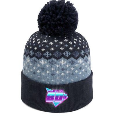 Made In The 80's Cool Retro 1980s The Baniff Cuffed Pom Beanie