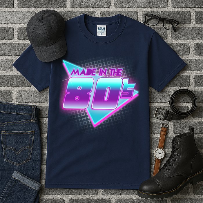 Made In The 80's Cool Retro 1980s Tall T-Shirt